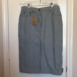 NWOT Boden Pinstripe Skirt